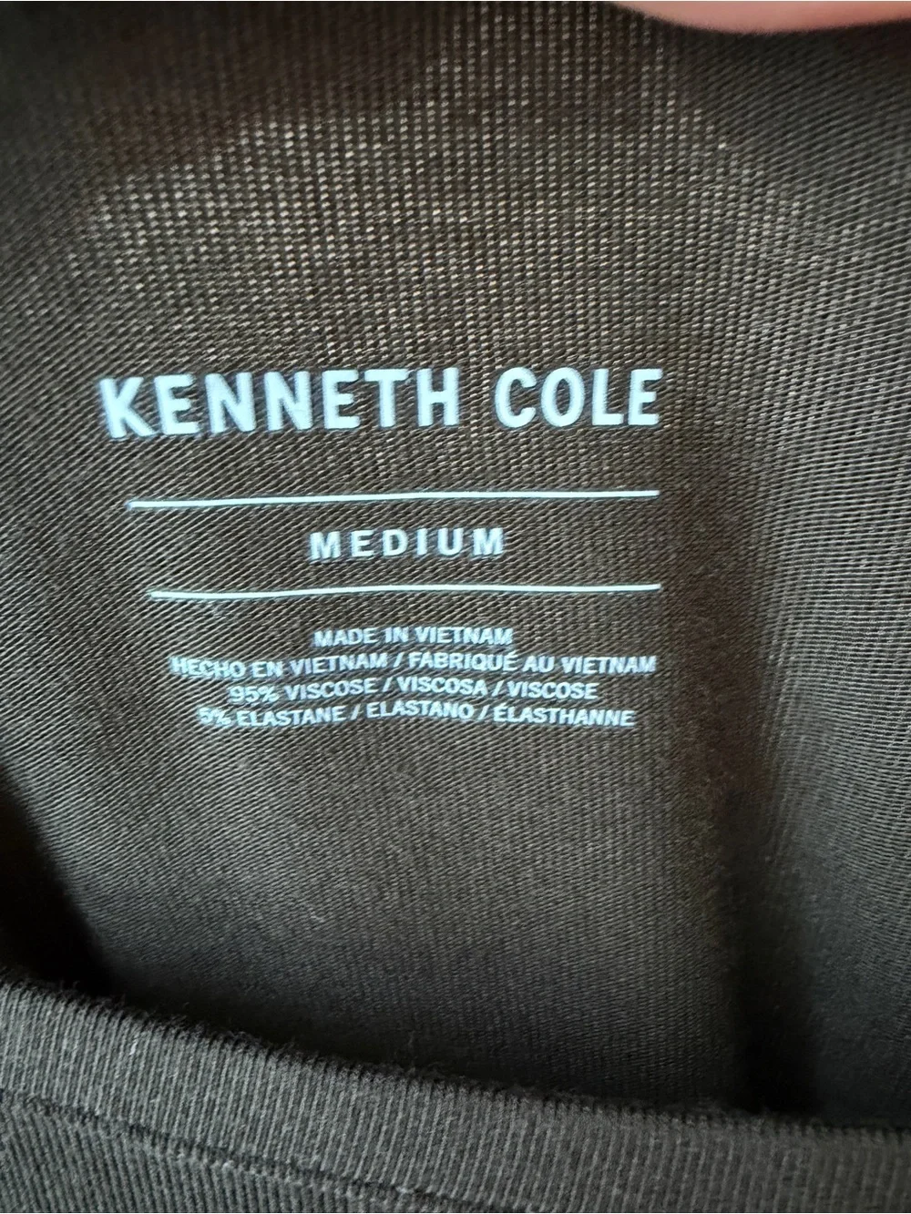 Kenneth Cole Sleeveless Crewneck Top - Dark Brown - Picture 3 of 4